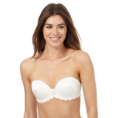 The Collection Ivory lace underwired bra